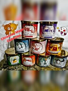 Limited Edition Full Collection Goose Creek Set 9 Christmas Magic  Codlection